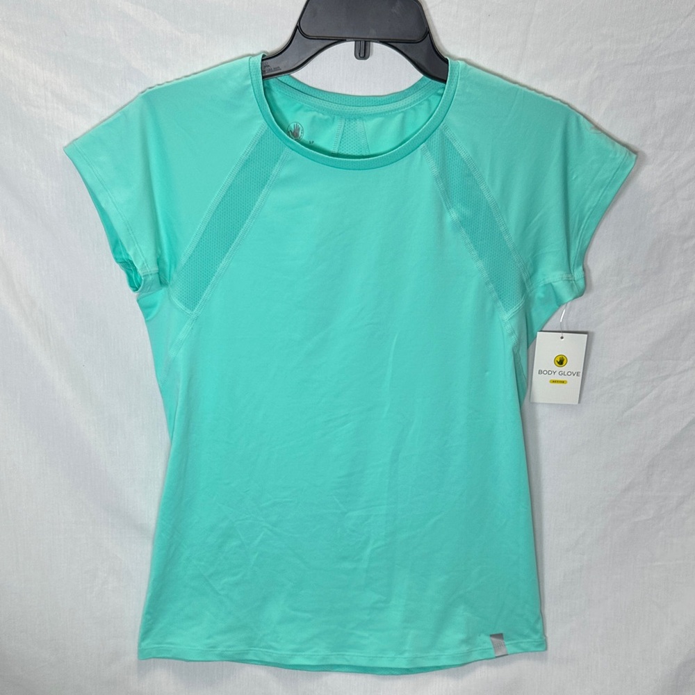 Body Glove Women's Turquoise Short Sleeve Tee